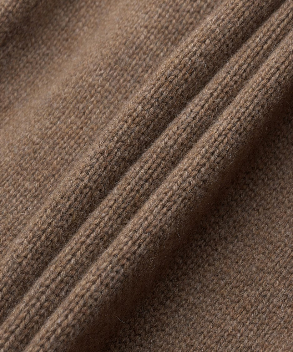 Max Mara Relaxed Cashmere Knit Sweater With Ribbed Trim
