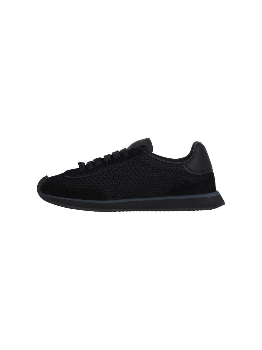 Dolce & Gabbana Black Dg Cushion Suede Sneakers