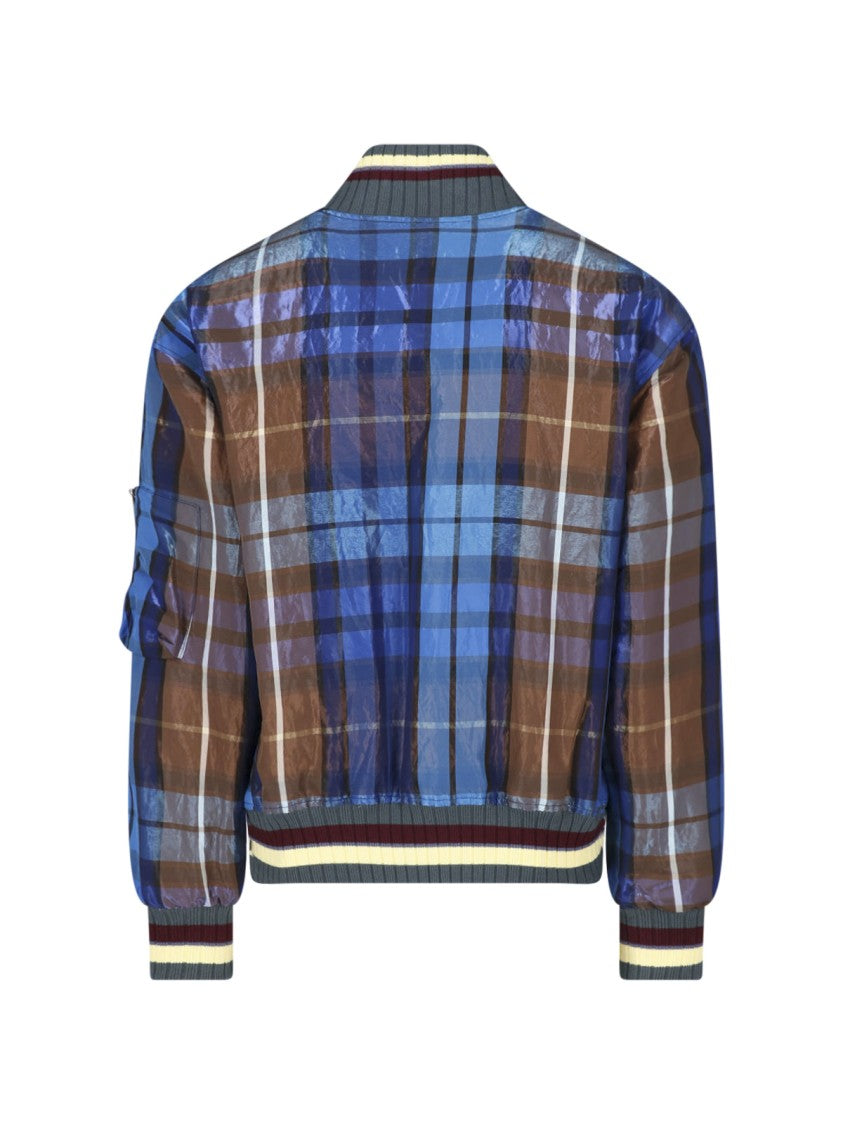 Vivienne Westwood Multicolor Bernardo Reversible Bomber Jacket