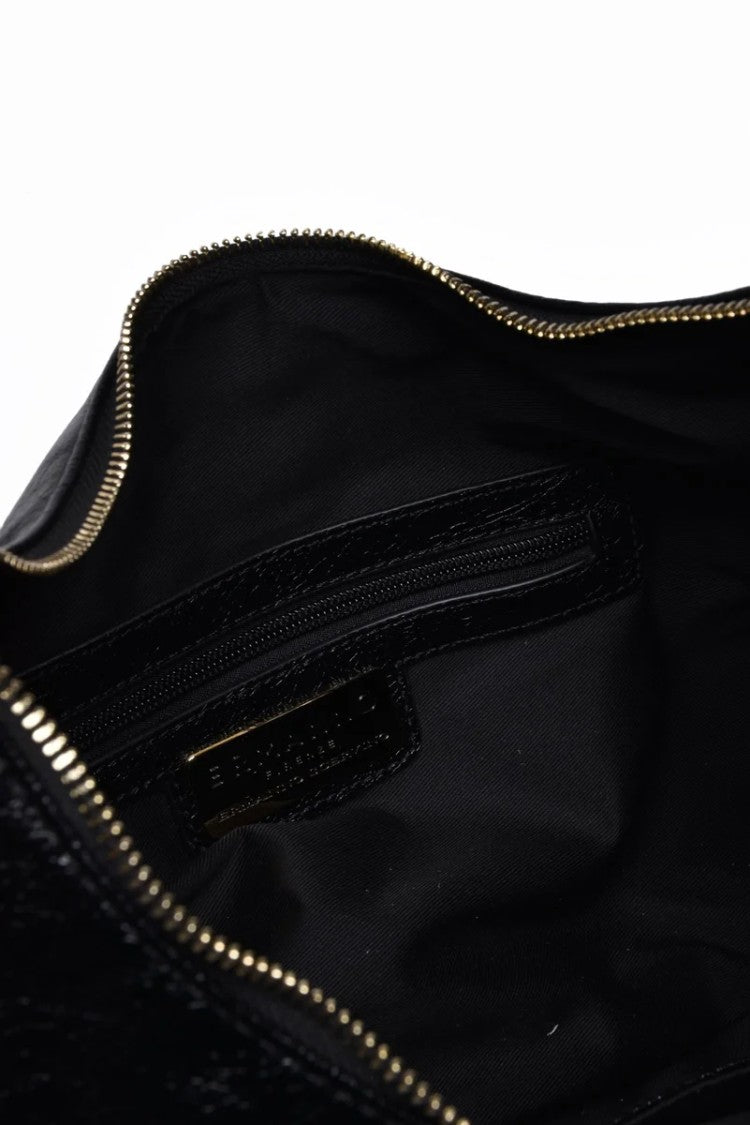 Ermanno Firenze Teal Hobo Bag Medium - Black