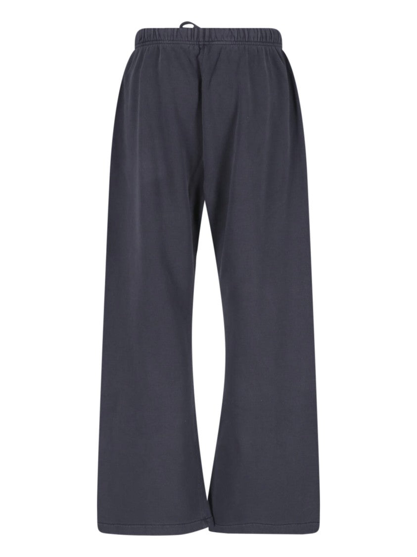 Fear Of God Essentials Beige Relaxed Wide-Leg Drawstring Trousers