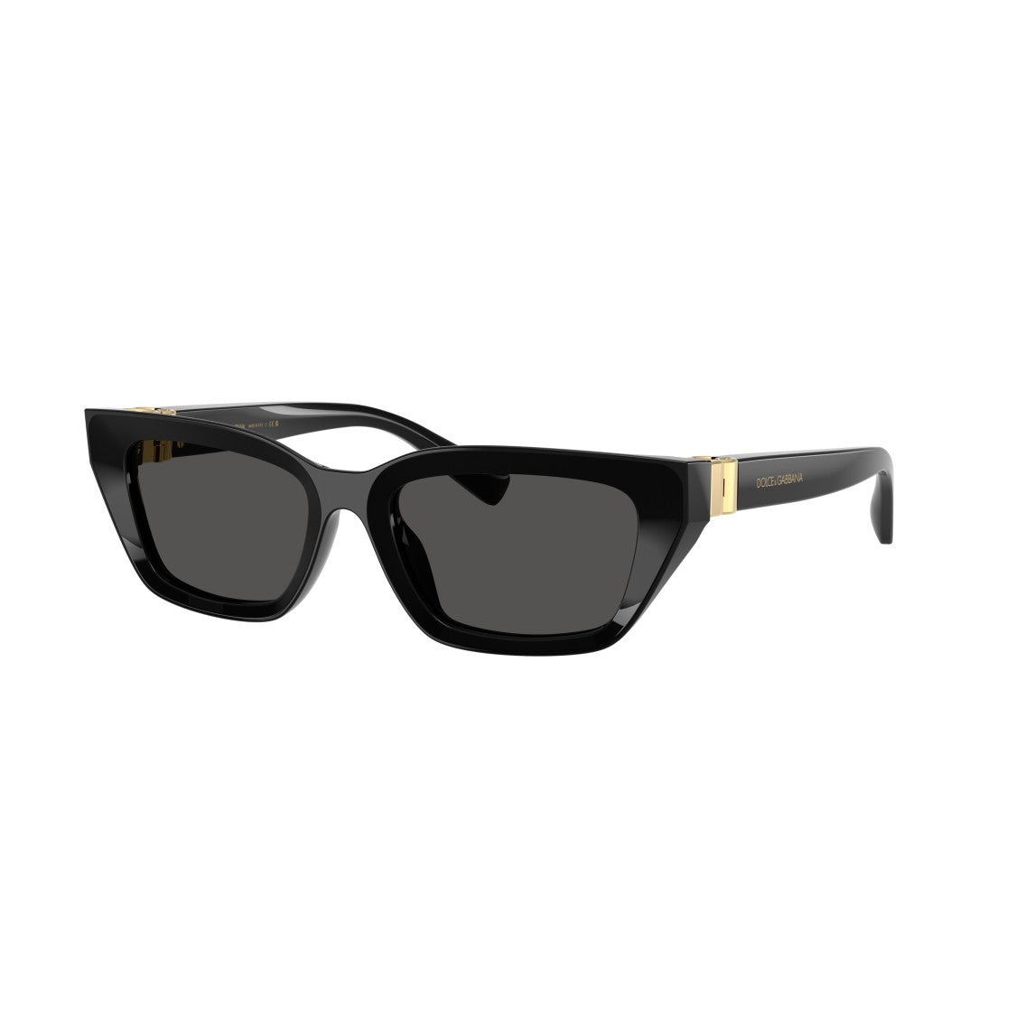 Dolce & Gabbana 0Dg4532 Rectangular Sunglasses With Glossy Black Frame