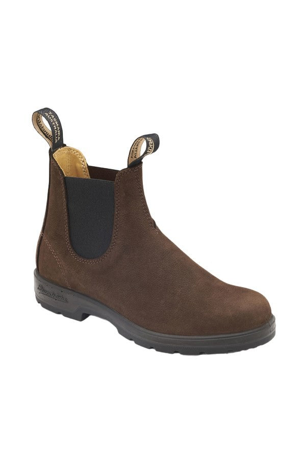 Blundstone Waterproof Brown Ankle Boots With Vulcanized Sole