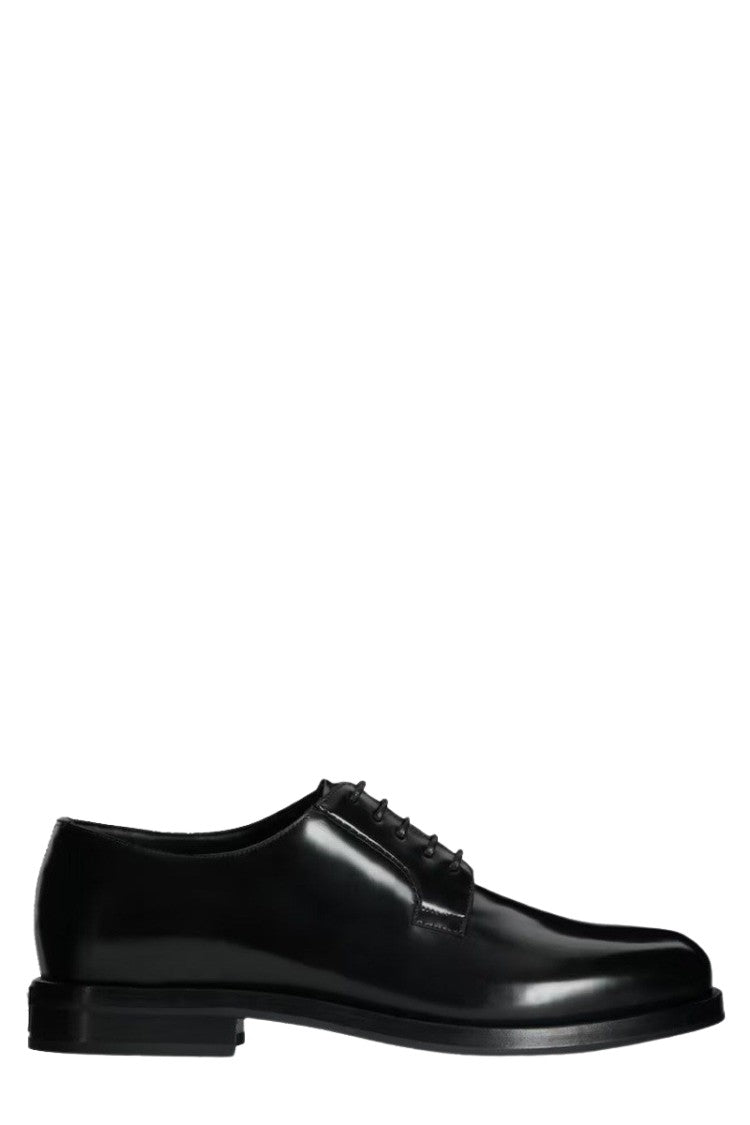 Givenchy Black Leather Lace Up Derby Shoes