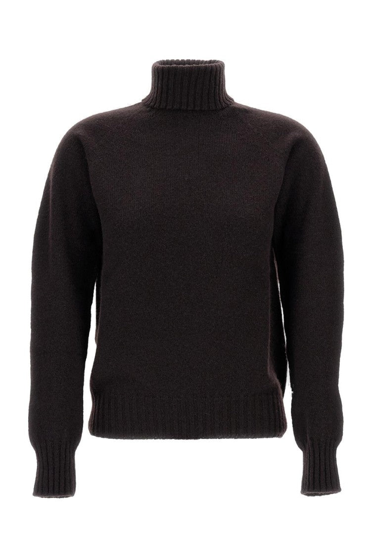 Drumohr Ribbed Turtleneck Wool Sweater
