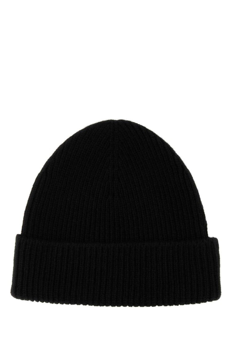 Burberry Black Cashmere Beanie Hat