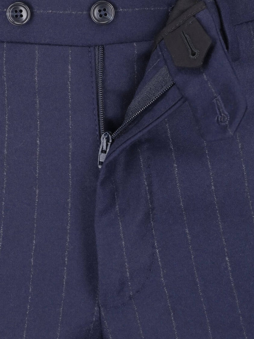 Tagliatore Exclusive Blue Pinstripe Tailored Suit By Tagliatore