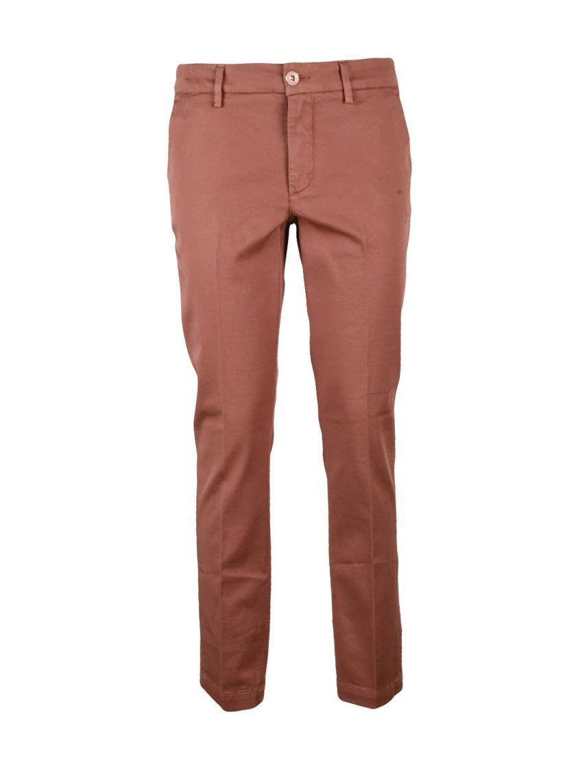 Re-Hash Old Rose Stretch Cotton Pants