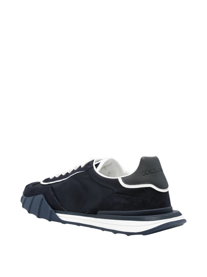 Dolce & Gabbana Sneaker Bassa Black Low-Top Leather Sneakers