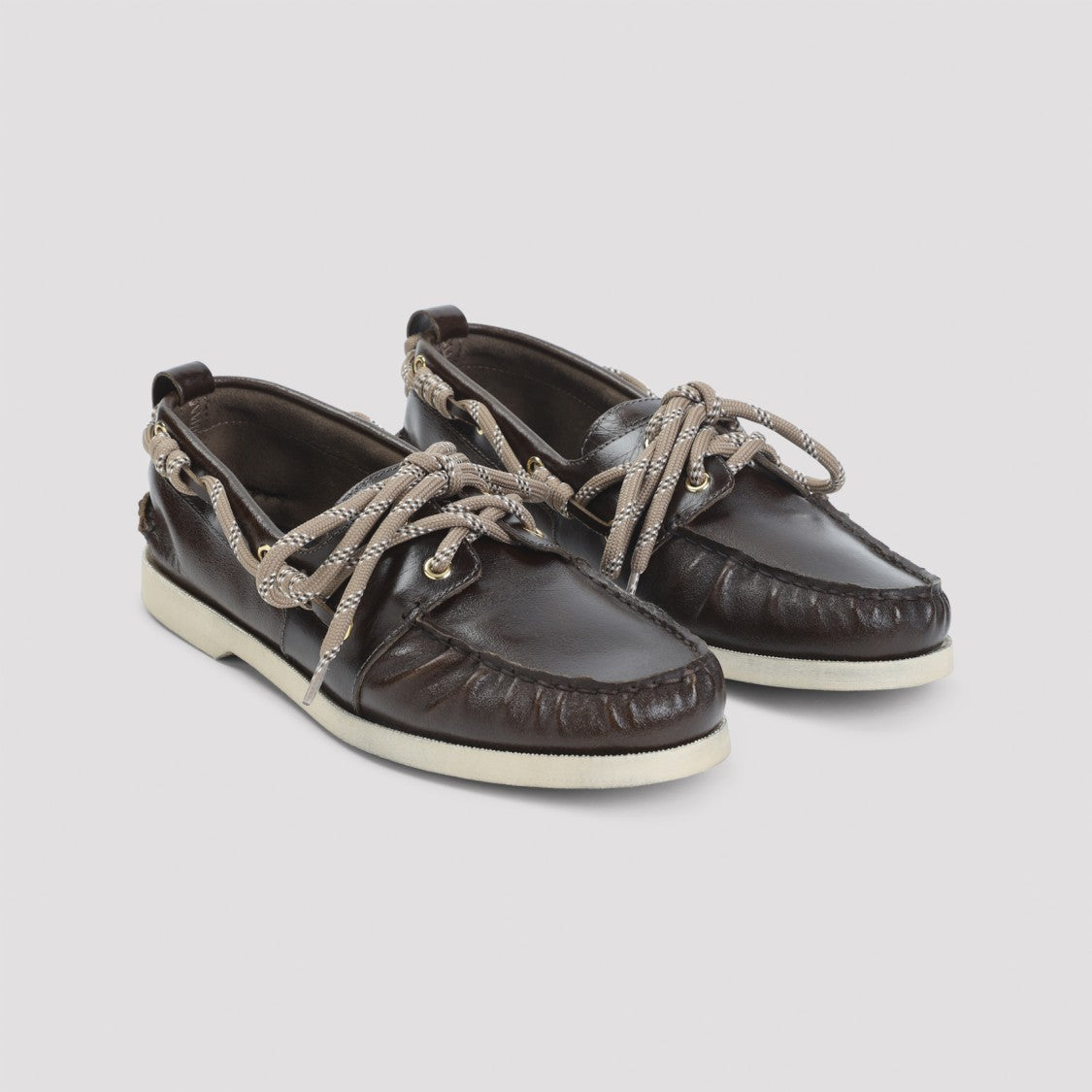 Golden Goose Brown Leather Loafers