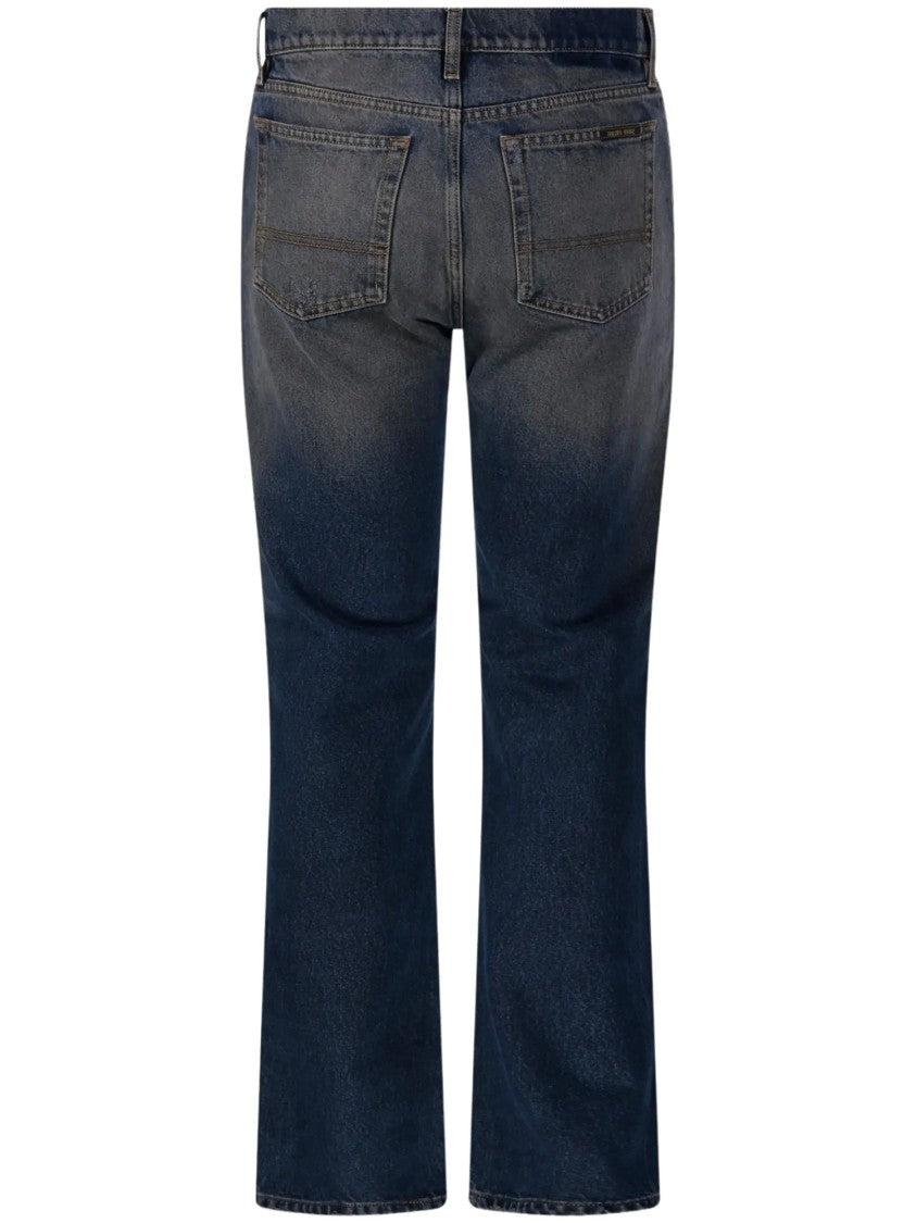 Golden Goose Straight-Leg Cotton Denim Trousers With Classic Five-Pocket Design