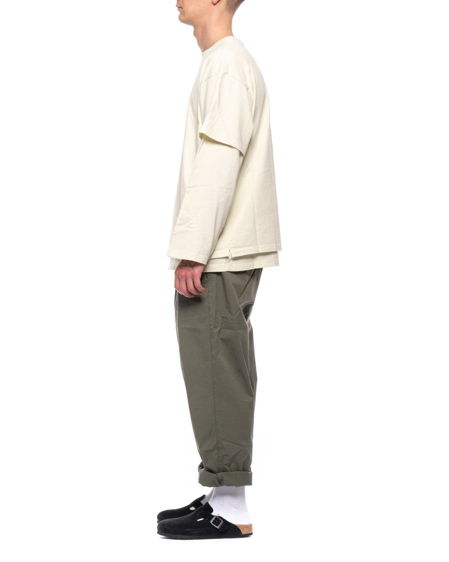 Paura Zeno Double Layer Cotton Sweatshirt