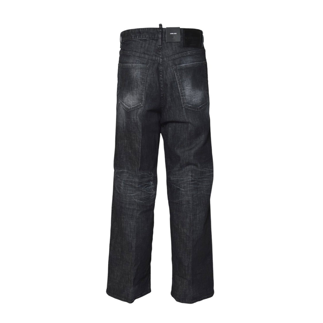 Dsquared2 Straight-Leg Black Jeans With Vintage Wash