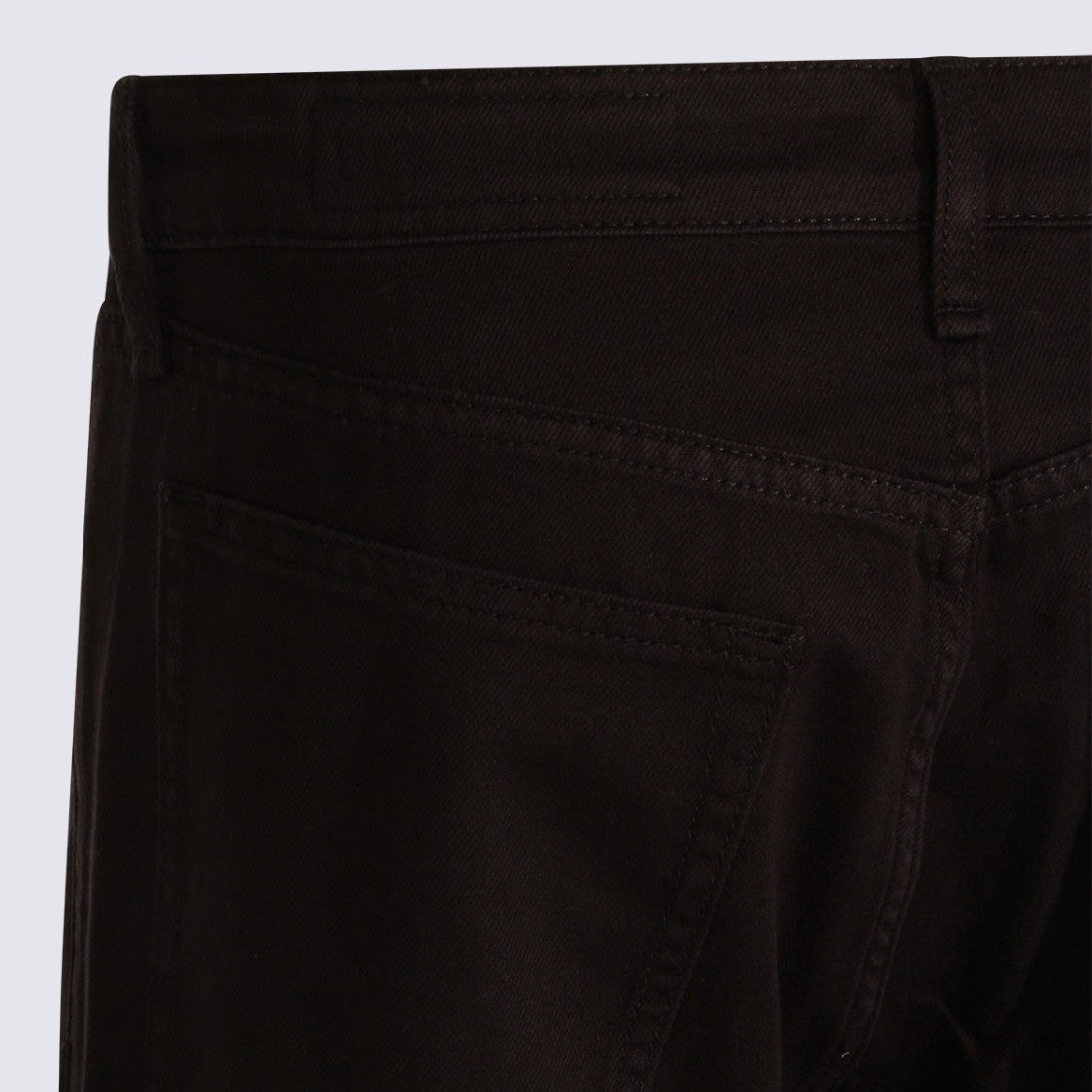 Rag & Bone Straight-Leg Black Jeans With Mid-Rise Waist And Minimalist Design