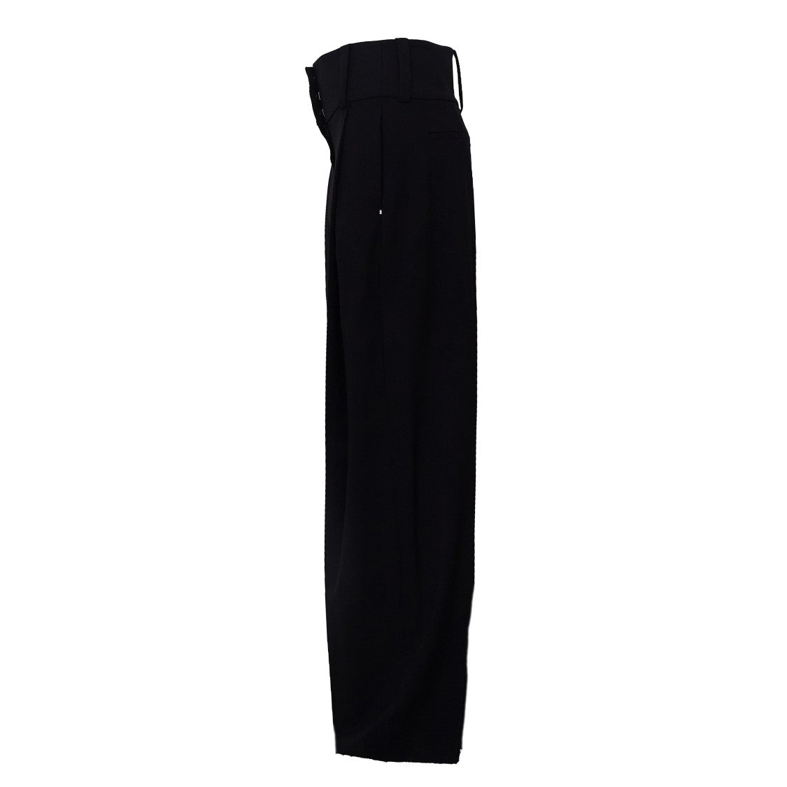 Sportmax Girino Stretch Wool Wide-Leg Pants