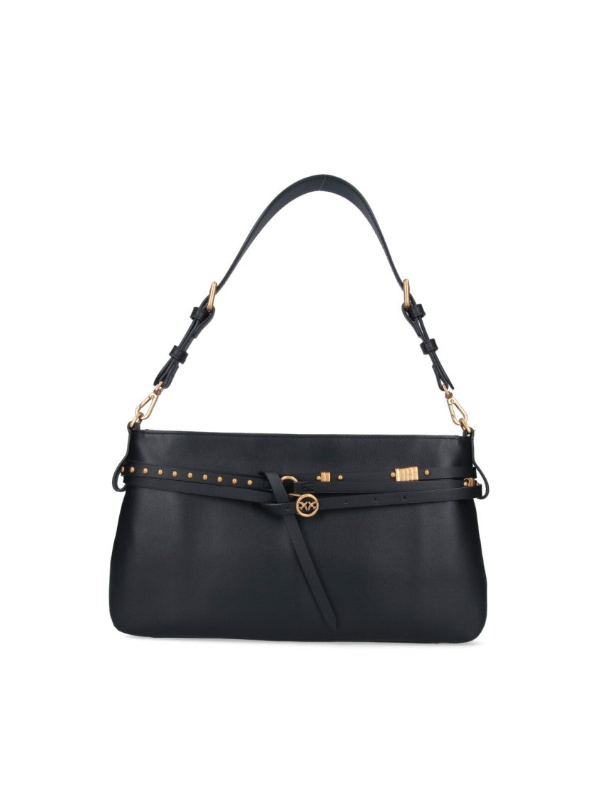 Pinko "Belt Bag" Medium Shoulder Bag – Black