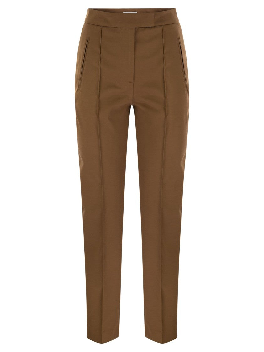 Pt Torino Frida - Cotton And Silk Trousers