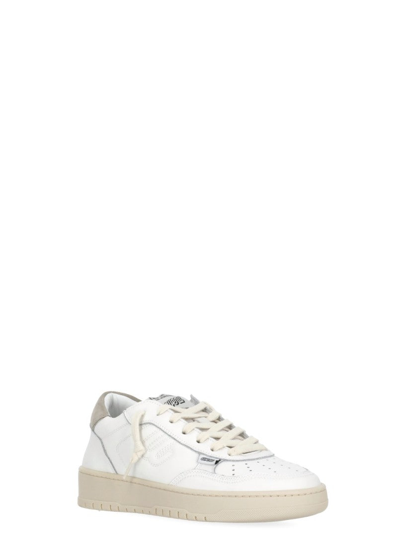 Evenu Equal White Suede Low-Top Sneakers