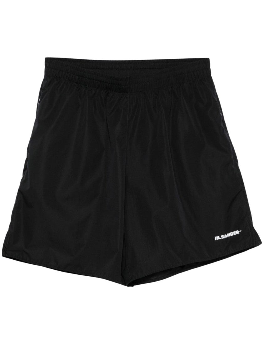 Jil Sander Blue Shorts With Elastic Waistband And Minimalist Design