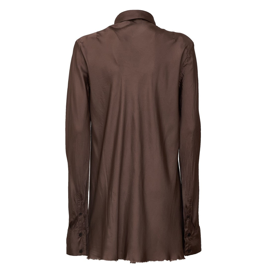 Dries Van Noten Calima W.W. Frayed Hem Shirt