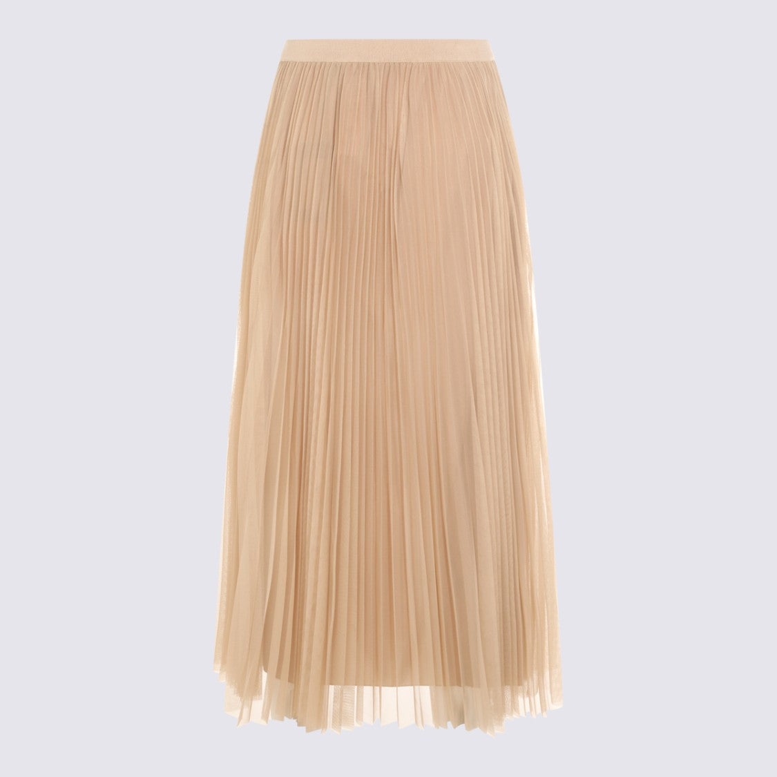 Fabiana Filippi Beige High-Waisted Maxi Skirt