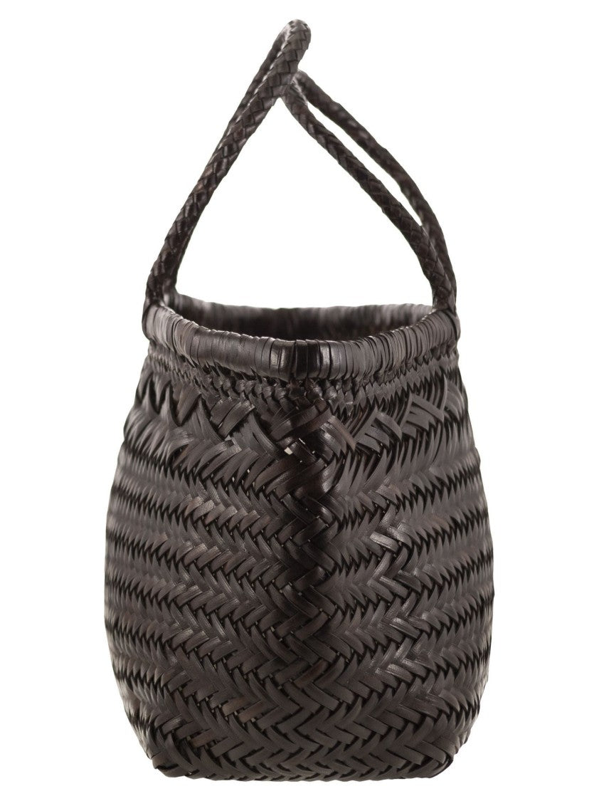 Dragon Triple Jump Big - Woven Leather Bag