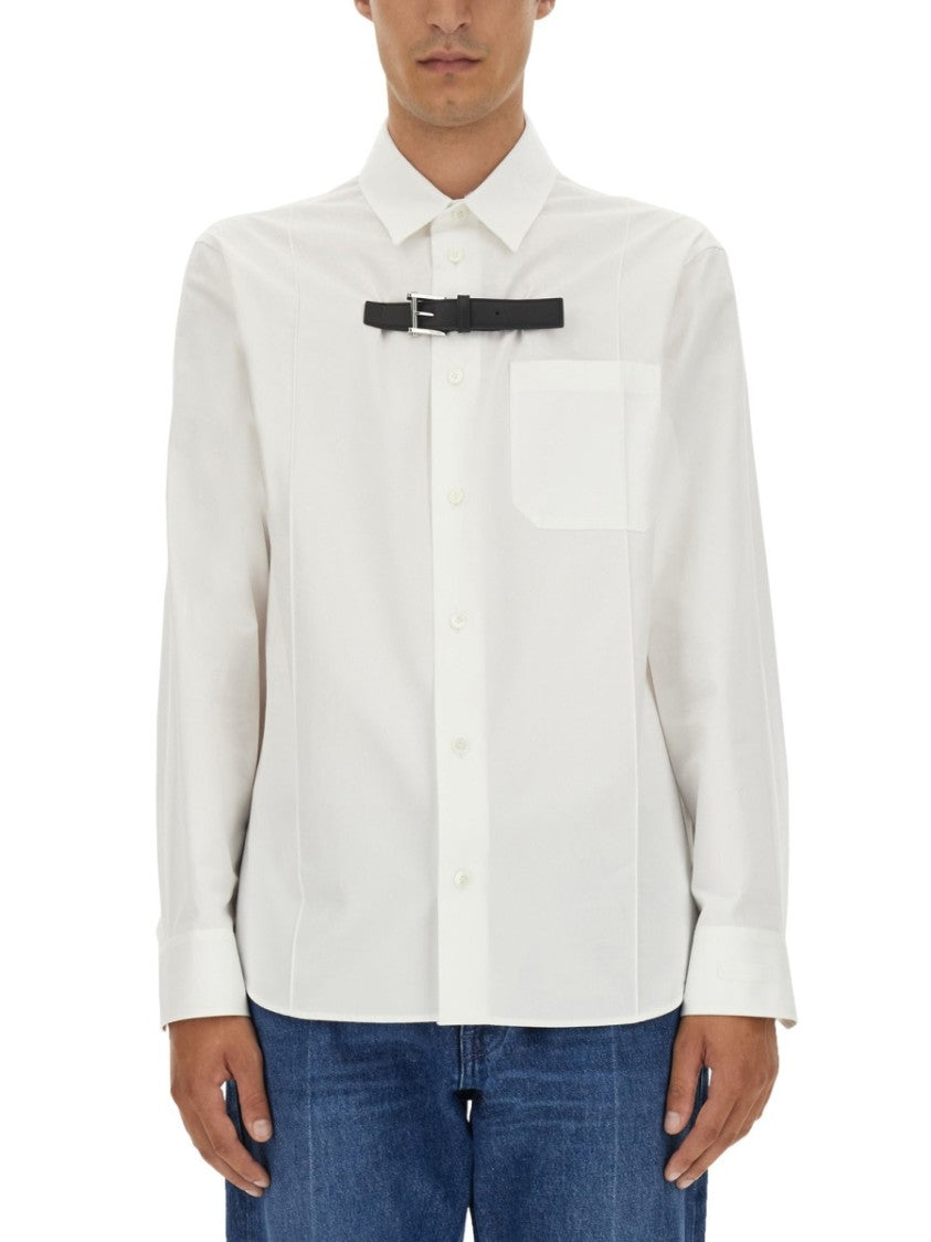 Versace Formal Shirt With Buckle