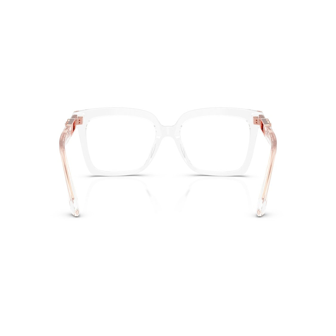 Michael Kors 0Mk4119u Transparent Acetate Eyeglasses With Delicate Metallic Details