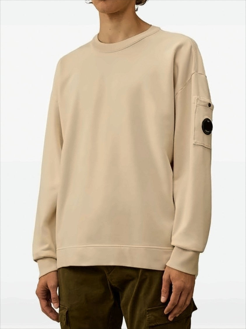 C.P. Company Boxy Relaxed Fit Crewneck Sweatshirt