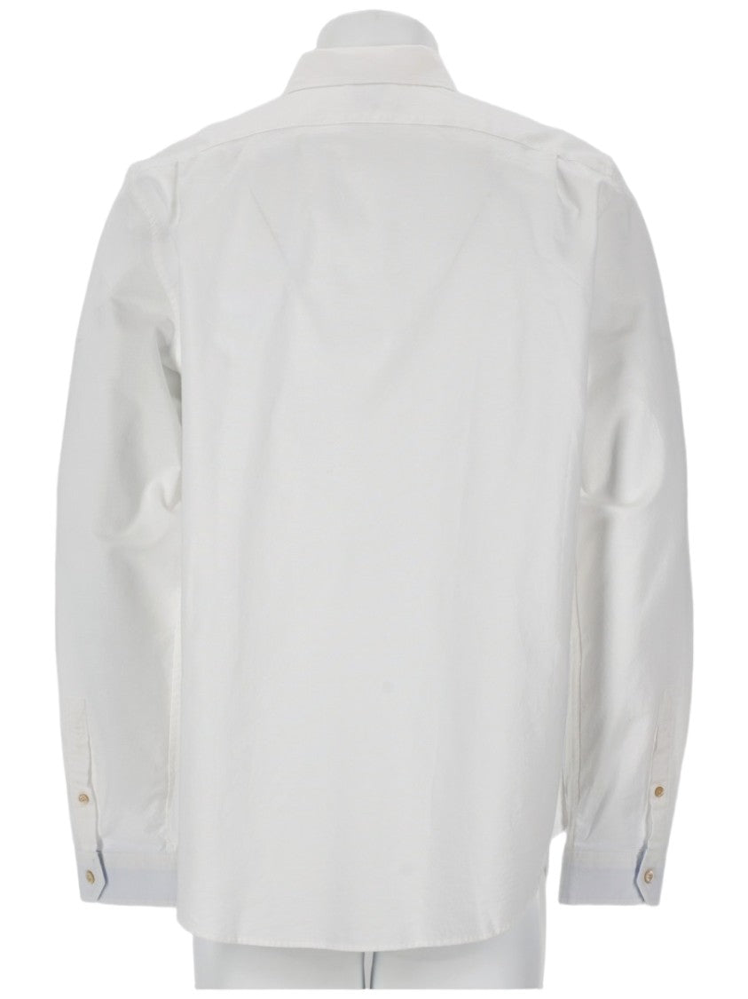 Ps Paul Smith Long Sleeve Zebra Patch Organic Cotton Shirt