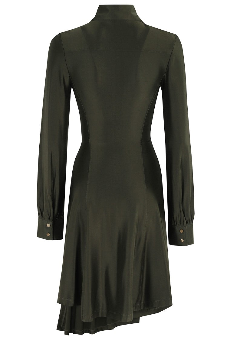 Rabanne Midi Dress With Classic Collar
