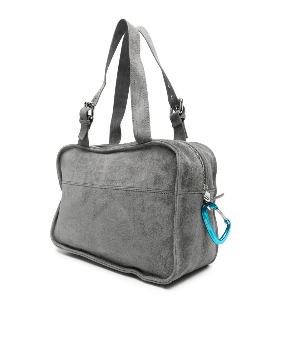 Patrizia Pepe Suede Imperfection Handbag