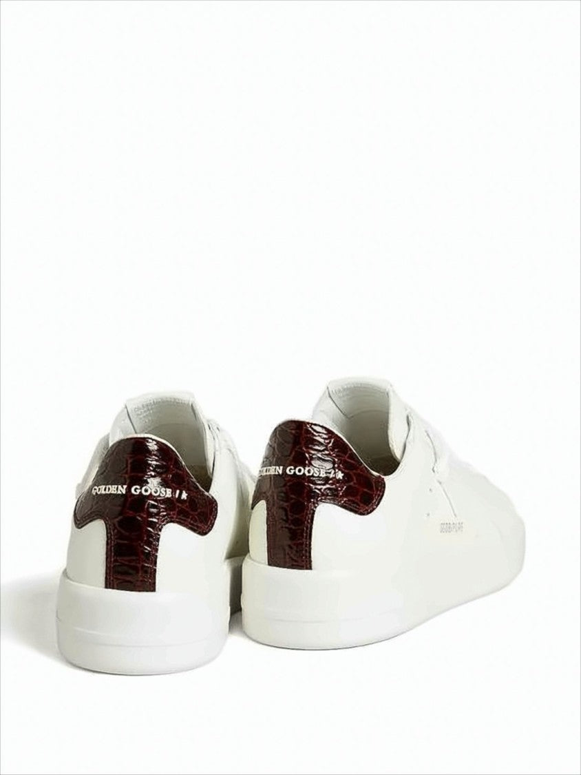 Golden Goose Low-Top White Leather Sneakers