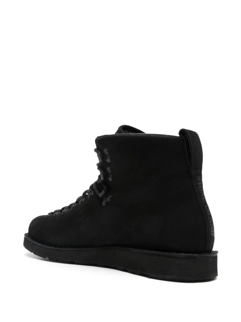 Stone Island Leather Ankle Boots