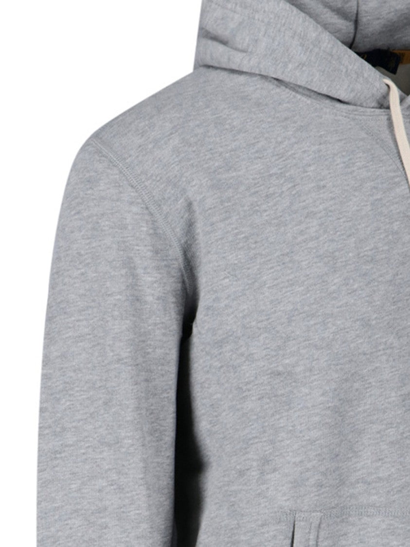 Polo Ralph Lauren Hoodie, In Grey Cotton Blend