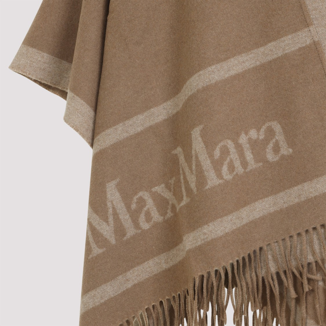 Max Mara Camel Brown Wool Hilde Cape