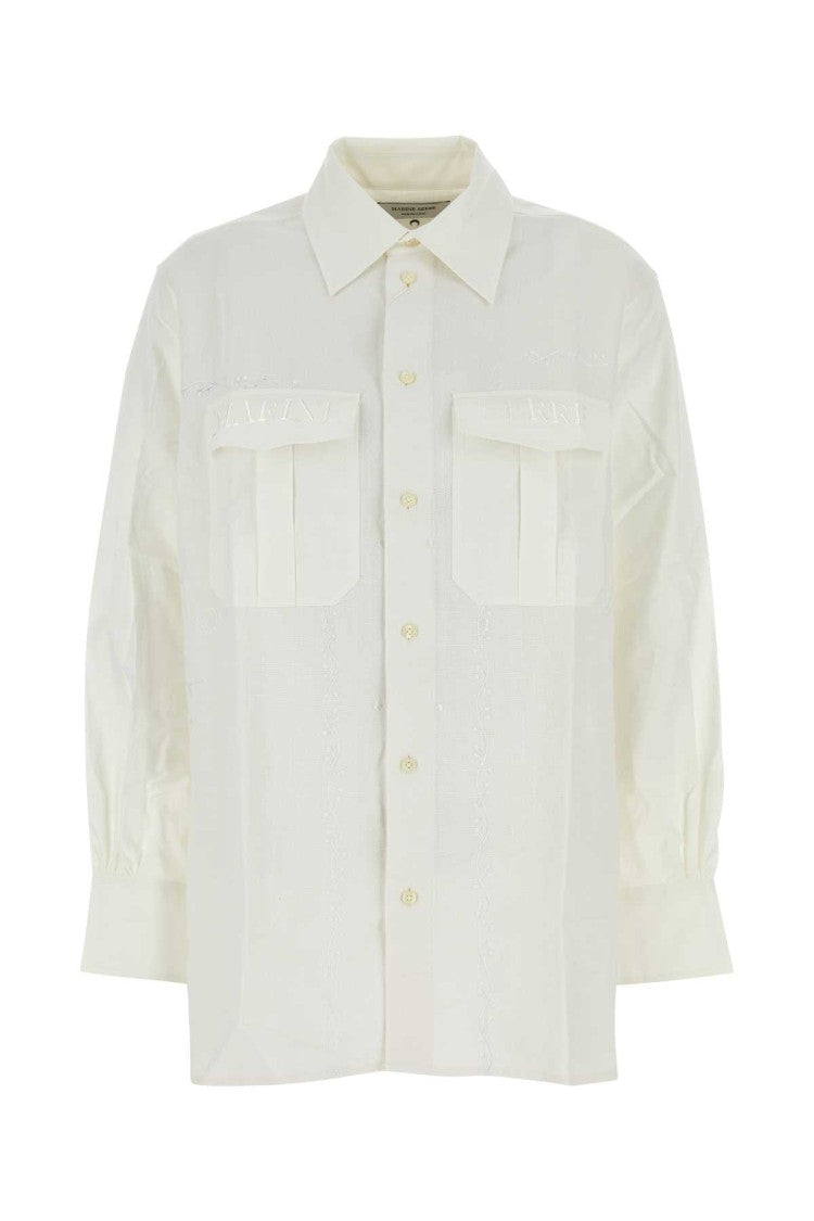 Marine Serre White Cotton Shirt