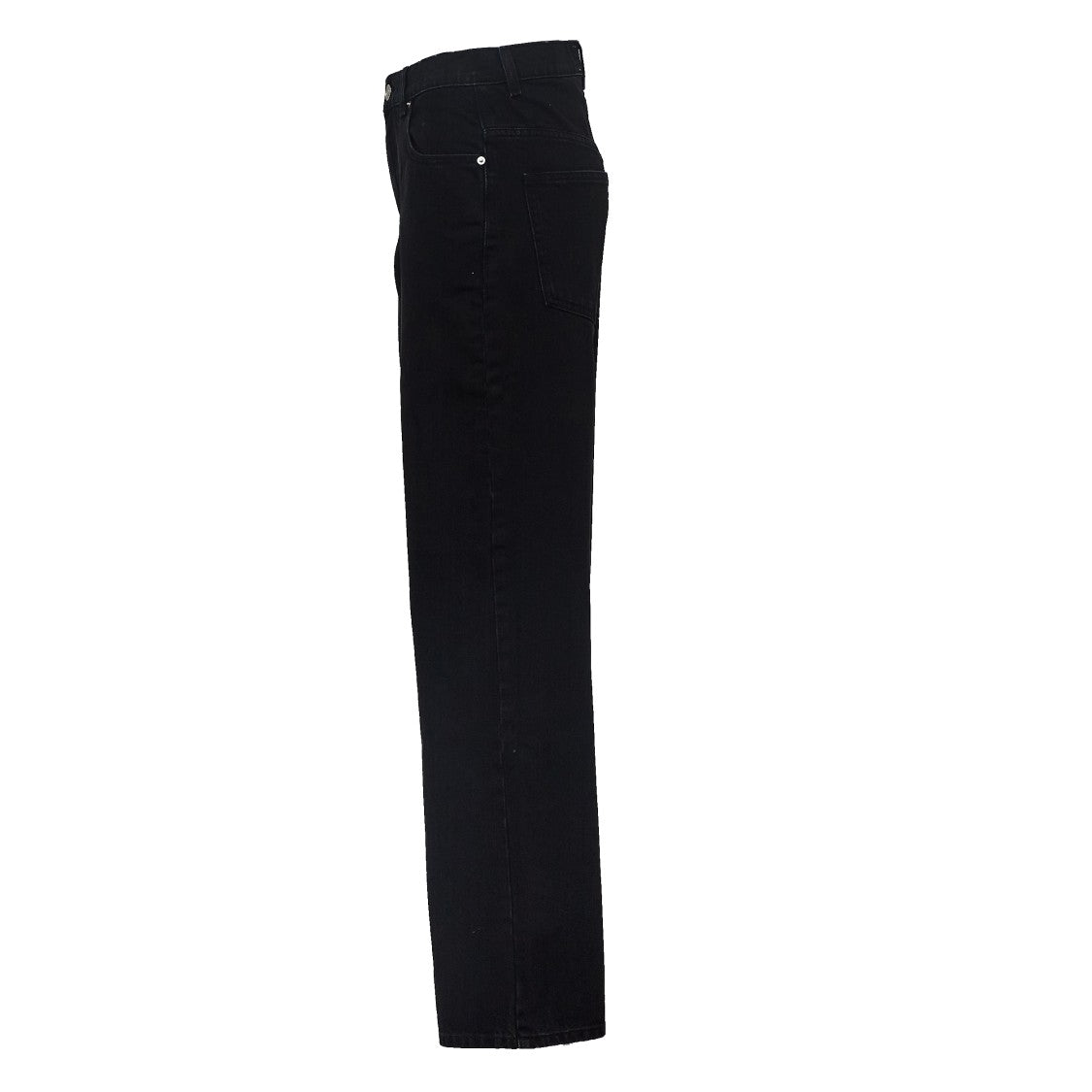 Isabel Marant Timeless Black Denim Pants With Classic Five-Pocket Design