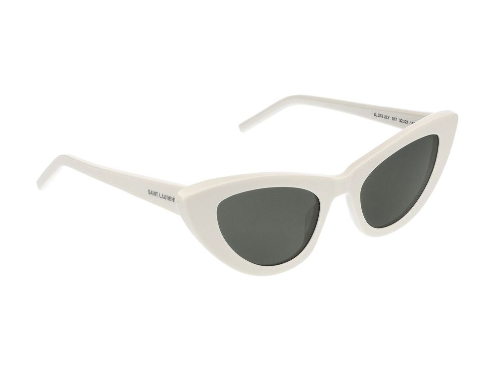 Saint Laurent Sunglasses Sl 213 Lily 017 White White Grey 52/21/145