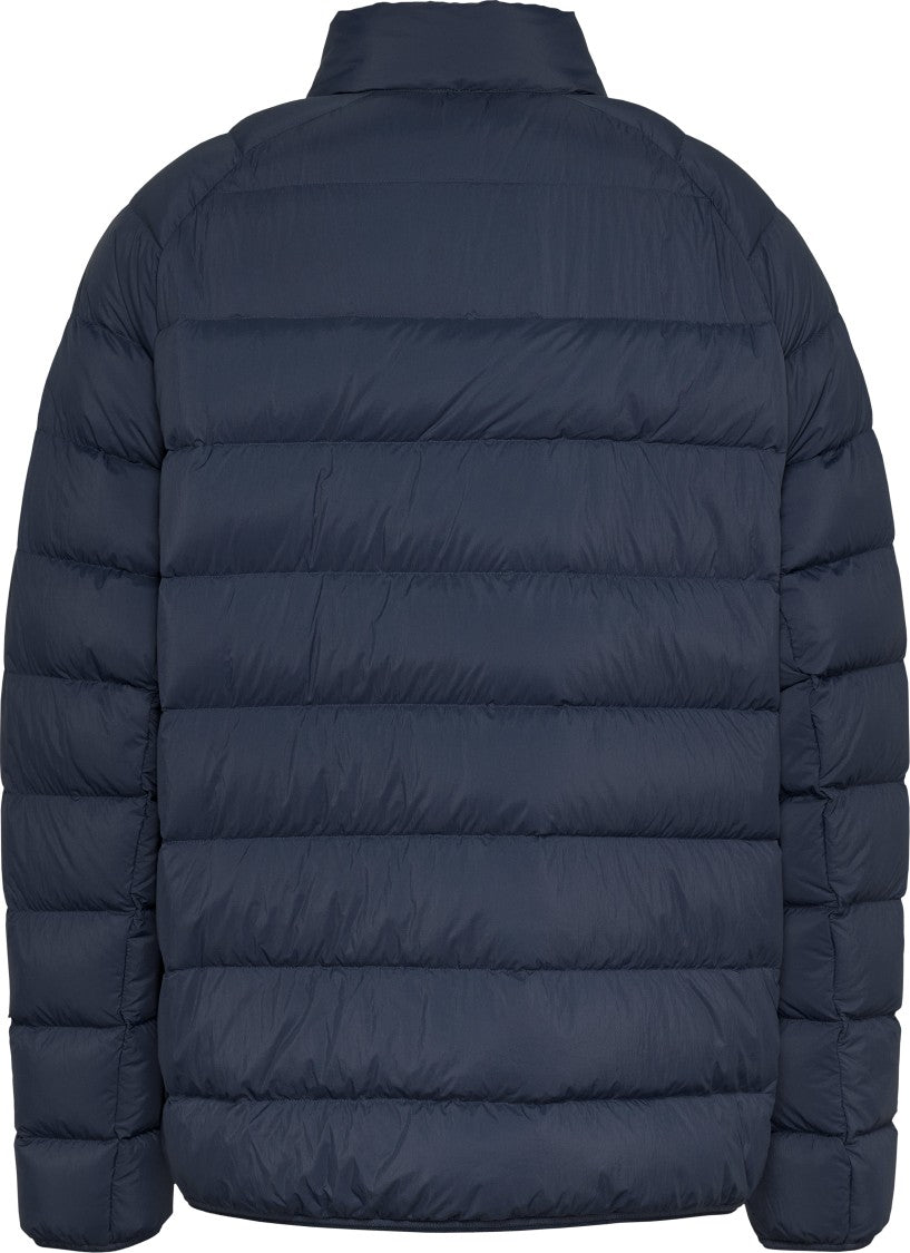 Tommy Jeans Quilted Dark Navy Jacket Stand Collar