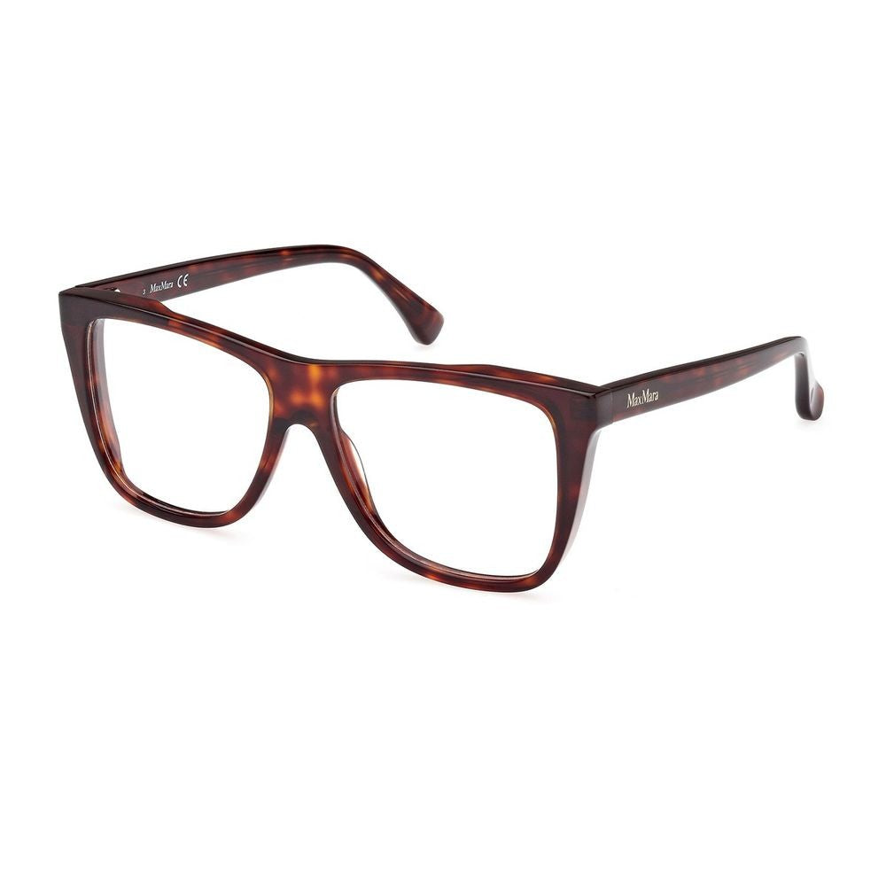 Max Mara Mm5096 Rectangular Tortoiseshell Acetate Eyeglasses