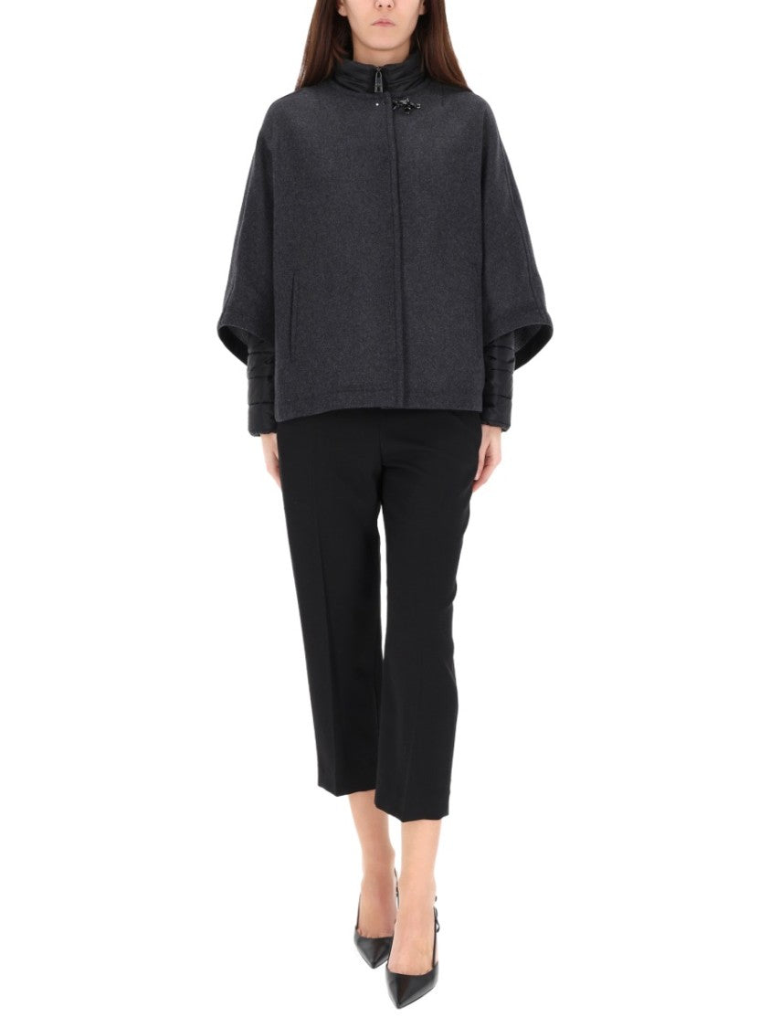 Fay Double Face Wool Cape