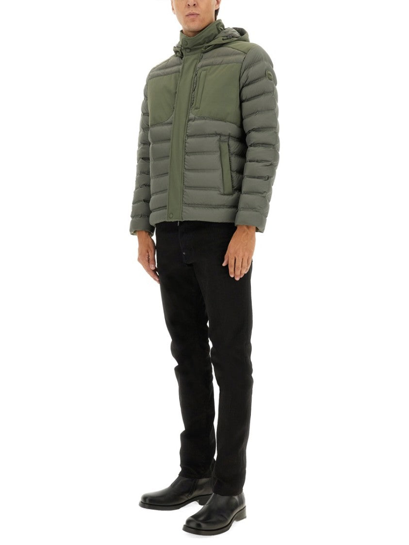 Colmar Originals Quilted Green Down Jacket