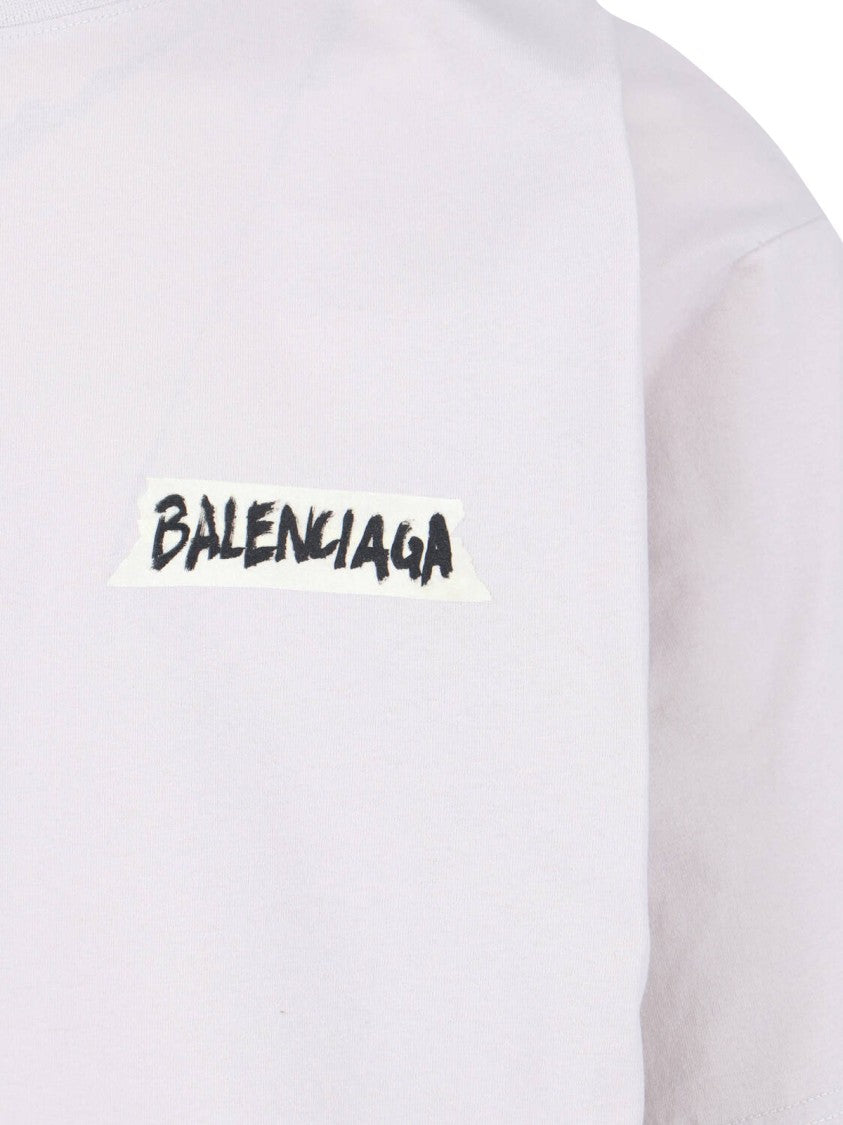 Balenciaga "Masking Tape" T-Shirt – White