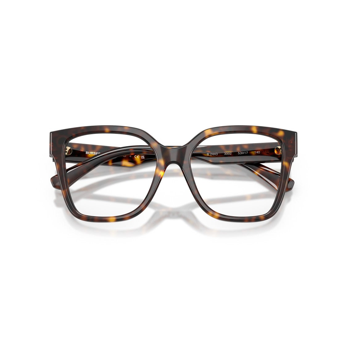 Burberry 0Be2443 Oversized Tortoiseshell Acetate Eyeglasses