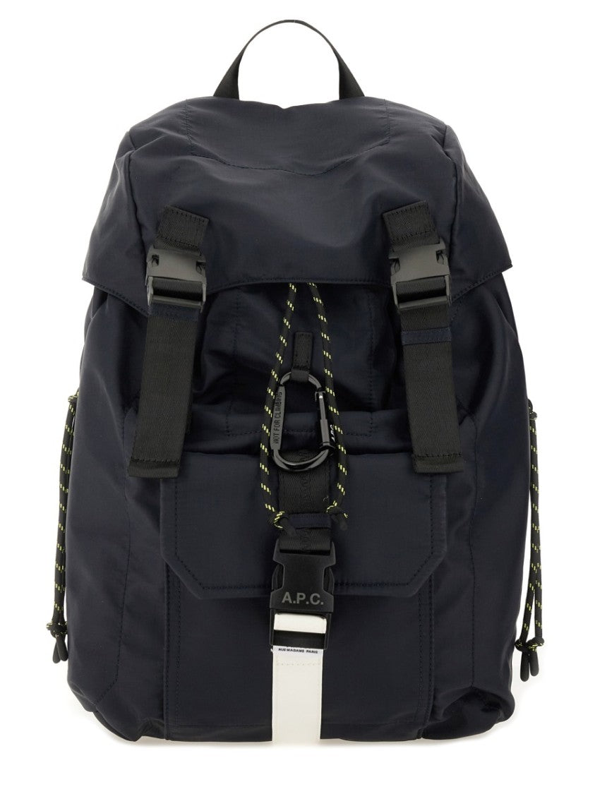 A.P.C. Hiking Flap Top Dual Buckle Backpack