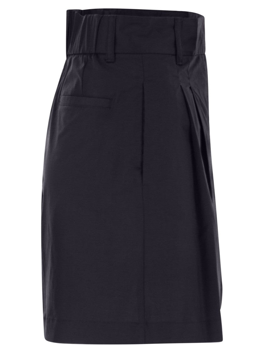 Herno Stretch Cotton Bermuda Shorts