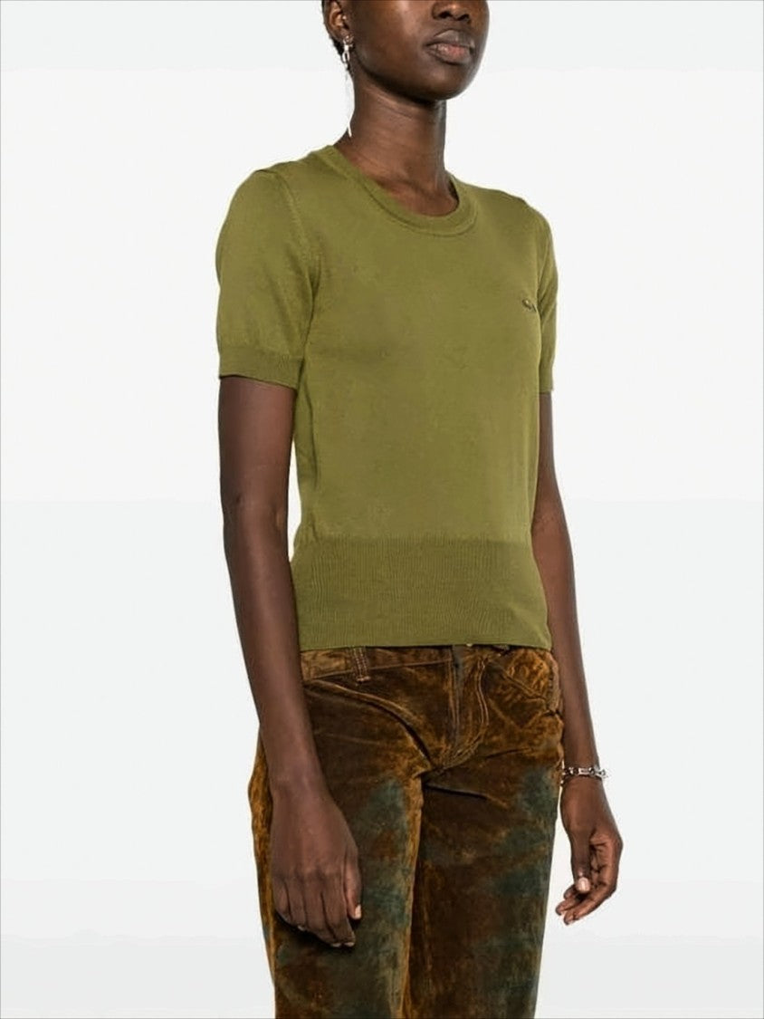 Vivienne Westwood Fitted Knit Top With Ribbed Detailing