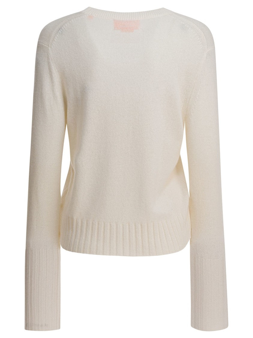 Guest In Residence Shrunken Crew Neck Knitwear In Cashmere