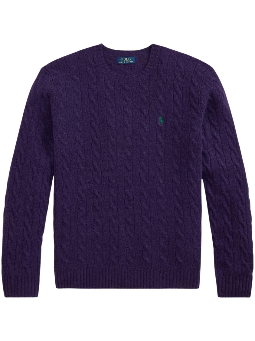 Polo Ralph Lauren Cable Knit Crewneck Pullover Sweater